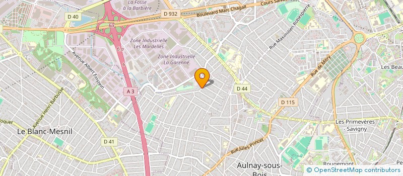 localisation de l'entreprise ISOLEXPERT à AULNAY-SOUS-BOIS