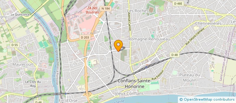localisation de l'entreprise ISOLEXPORT à CONFLANS-SAINTE-HONORINE