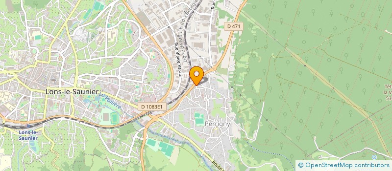 localisation de l'entreprise ISOLEXT 39 à PERRIGNY
