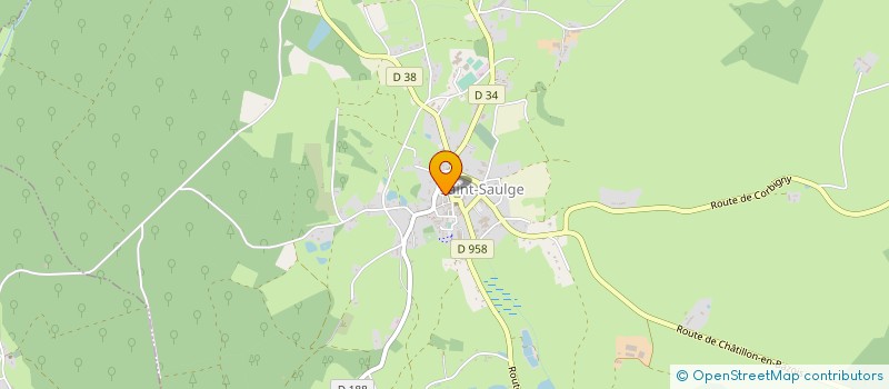 localisation de l'entreprise ISOLEXT à SAINT-SAULGE