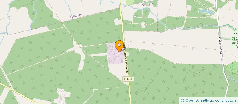 localisation de l'entreprise ISOLFIX33  SAUCATS