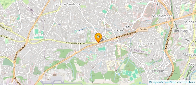 localisation de l'entreprise ISOLHOME  ANGLET