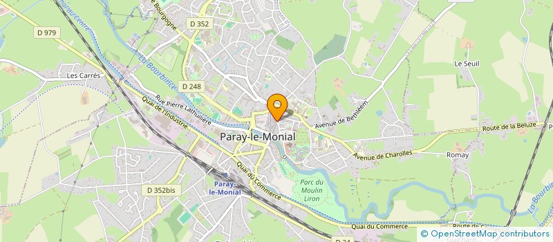 localisation de l'entreprise ISOLIANA à PARAY-LE-MONIAL