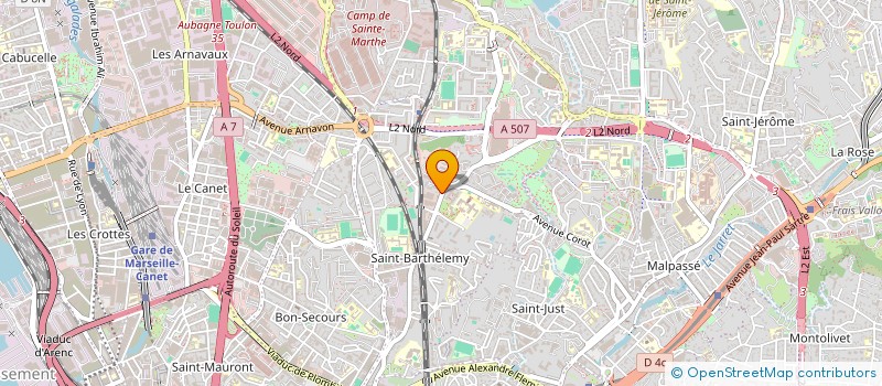 localisation de l'entreprise ISOLIMMO à MARSEILLE