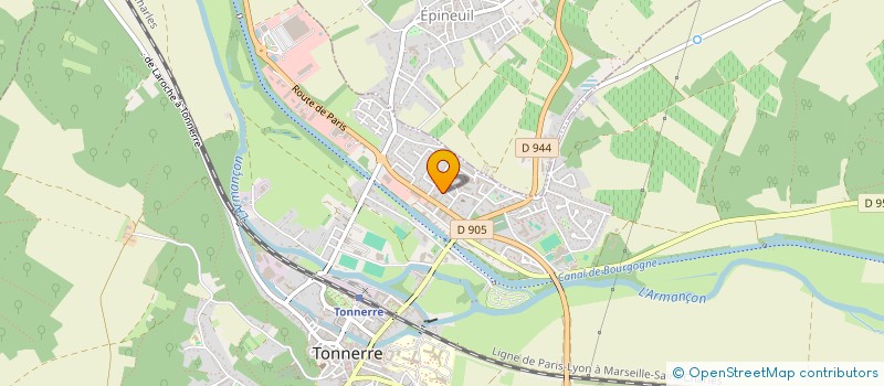 localisation de l'entreprise ISOLMAX 89  TONNERRE