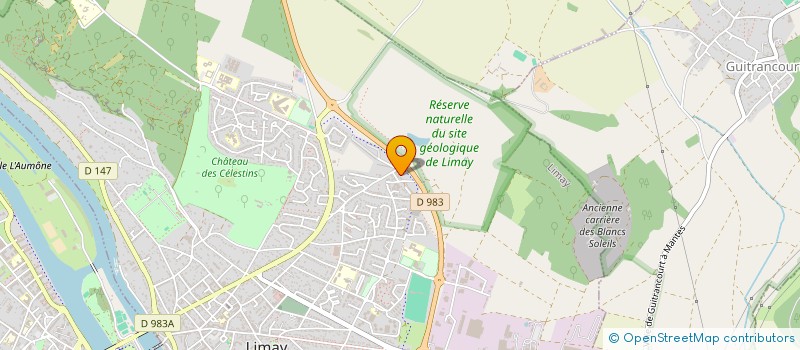 localisation de l'entreprise ISOLMURS à LIMAY