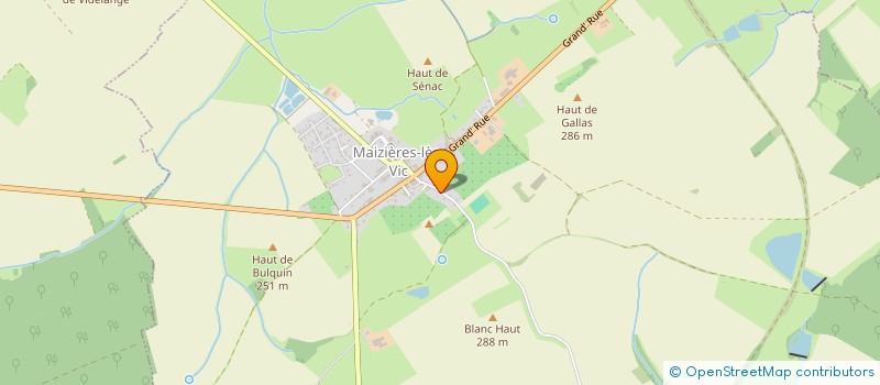 localisation de l'entreprise ISOLNATURE.COM à MAIZIERES-LES-VIC