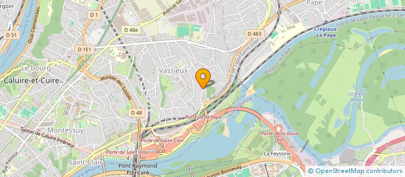 localisation de l'entreprise ISOLOGIQUE VALDENAIRE  CALUIRE-ET-CUIRE