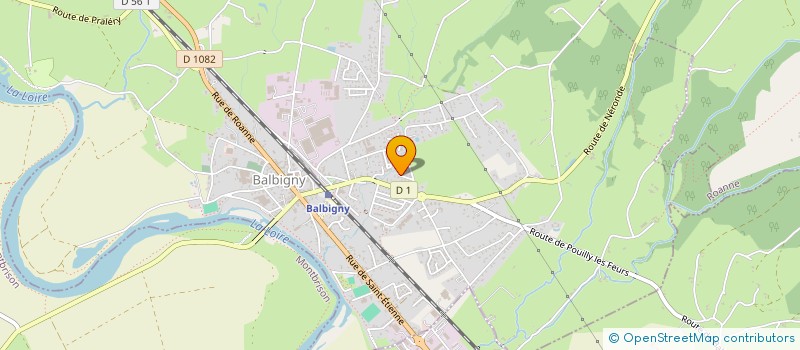 localisation de l'entreprise ISOLOIRE à BALBIGNY