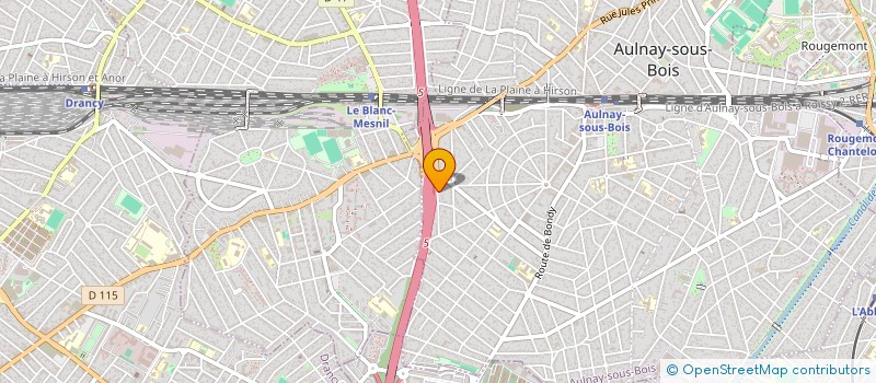 localisation de l'entreprise ISOLPLAC à AULNAY-SOUS-BOIS