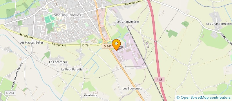 localisation de l'entreprise ISOLPRO à LONGUE-JUMELLES