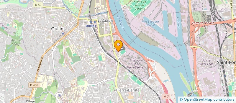 localisation de l'entreprise ISOLREV SA  OULLINS-PIERRE-BENITE
