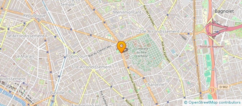 localisation de l'entreprise ISOLTECH à PARIS