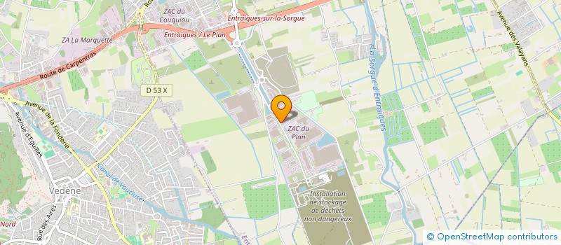 localisation de l'entreprise ISOLTOP DEVELOPPEMENT  ENTRAIGUES-SUR-LA-SORGUE