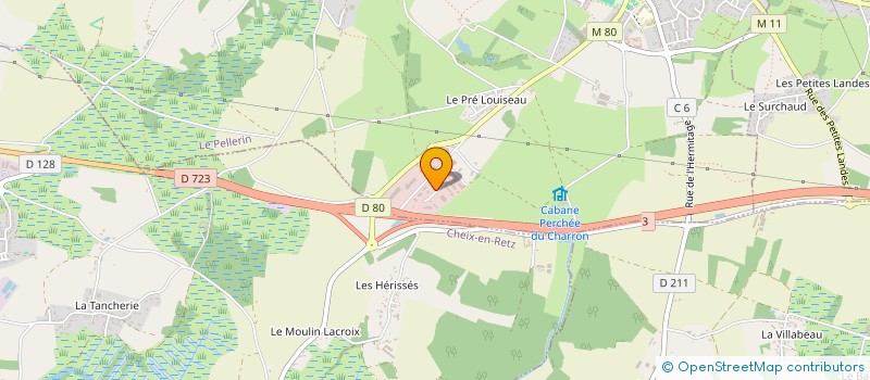 localisation de l'entreprise ISOLTUB à LE PELLERIN