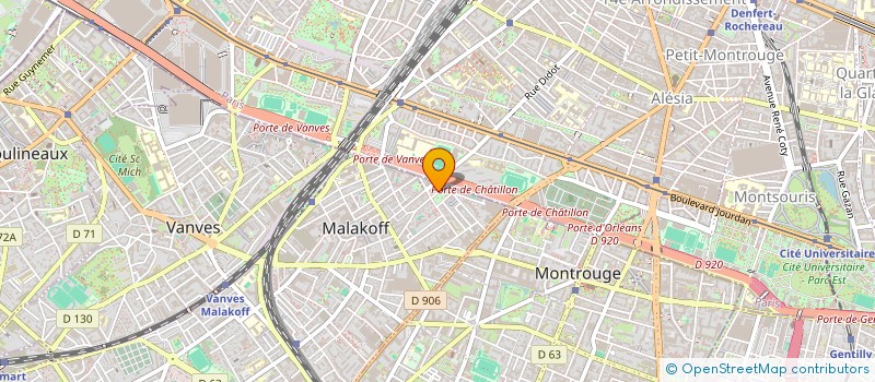 localisation de l'entreprise ISOLUM à MALAKOFF