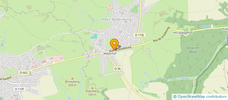 localisation de l'entreprise ISOLUS  PETIT-REDERCHING