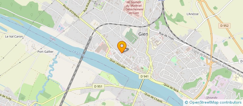 localisation de l'entreprise ISOLUX à GIEN
