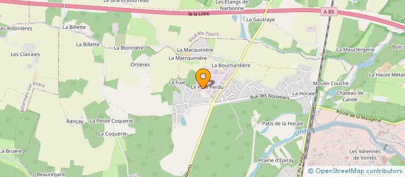 localisation de l'entreprise ISOMAX 37  MONTS