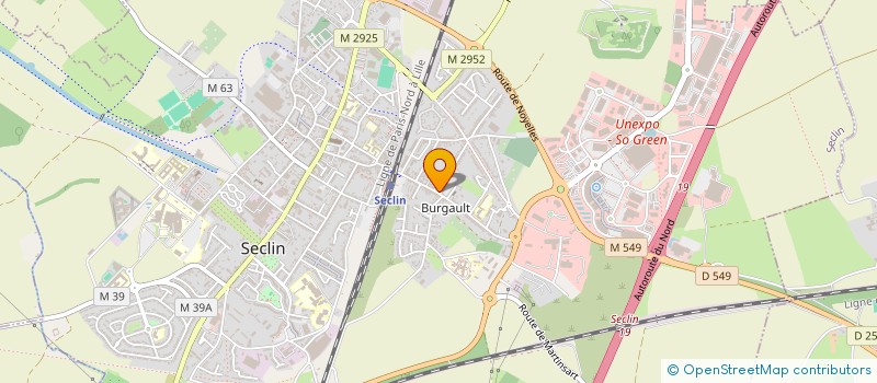 localisation de l'entreprise ISOMAX à SECLIN