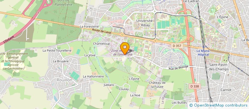 localisation de l'entreprise ISOMECA à LE MANS