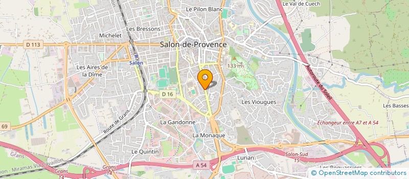 localisation de l'entreprise ISOMECA à SALON-DE-PROVENCE