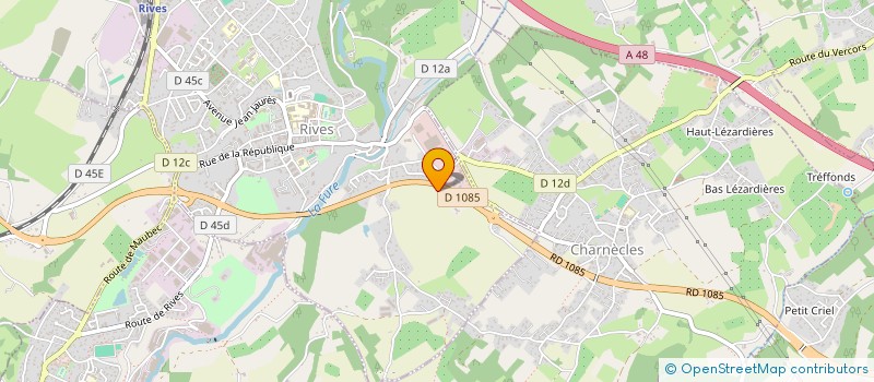 localisation de l'entreprise ISOMECA  APPRIEU