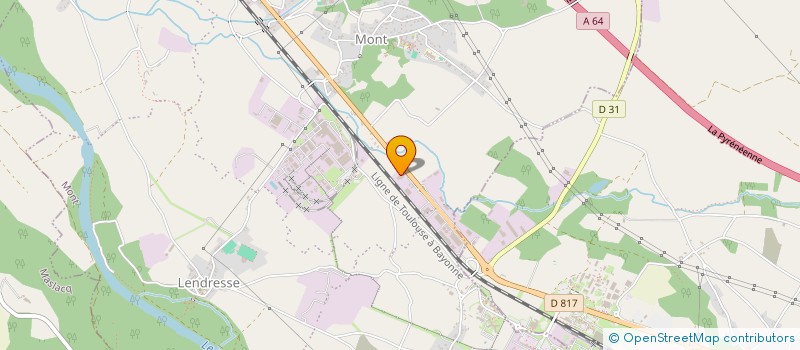 localisation de l'entreprise ISOMETAL  MONT