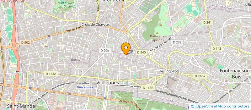 localisation de l'entreprise ISOMI  MONTREUIL