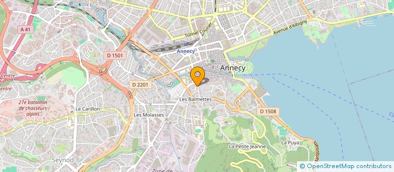 localisation de l'entreprise ISOMILLE à ANNECY