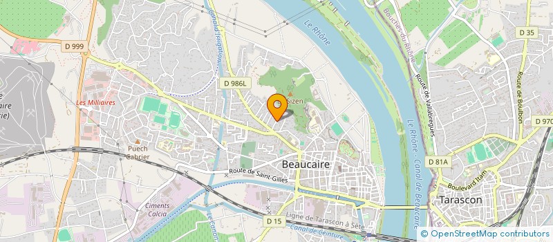 localisation de l'entreprise ISONAY à BEAUCAIRE