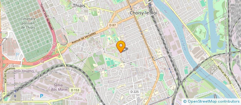 localisation de l'entreprise ISONERGIE à THIAIS