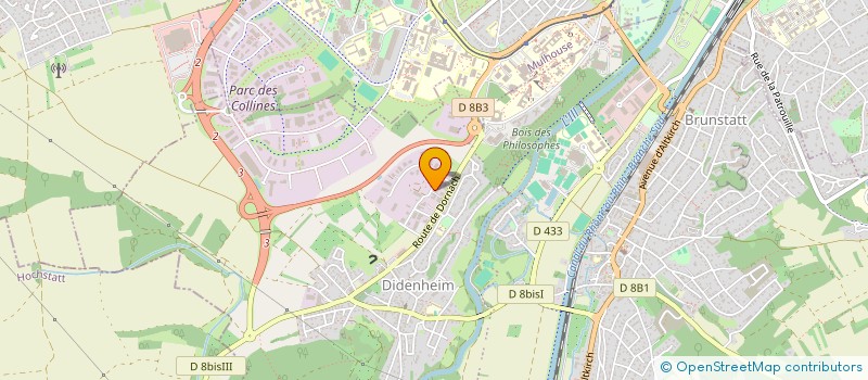 localisation de l'entreprise ISONERGY à BRUNSTATT-DIDENHEIM