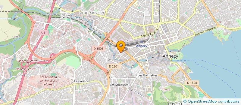 localisation de l'entreprise ISONET' à ANNECY
