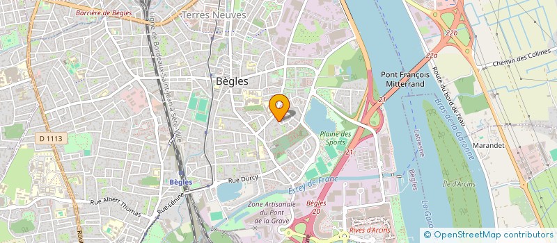 localisation de l'entreprise ISONMOTOSHOP  BEGLES