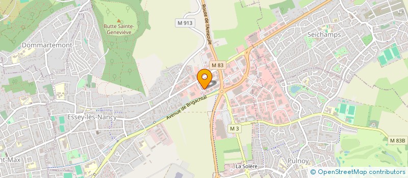 localisation de l'entreprise ISONORM HABITAT à ESSEY-LES-NANCY