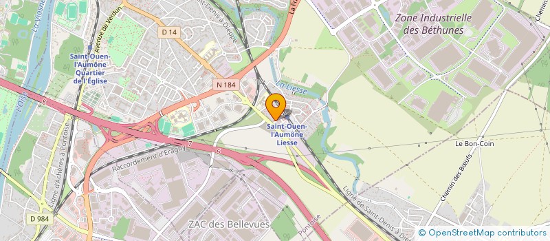 localisation de l'entreprise ISOPAYE à SAINT-OUEN-L'AUMONE