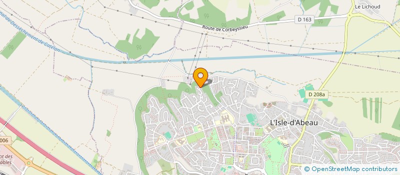 localisation de l'entreprise ISOPEC  L'ISLE-D'ABEAU