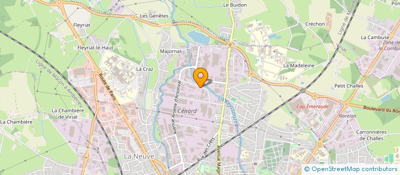 localisation de l'entreprise ISOPECHE  BOURG-EN-BRESSE
