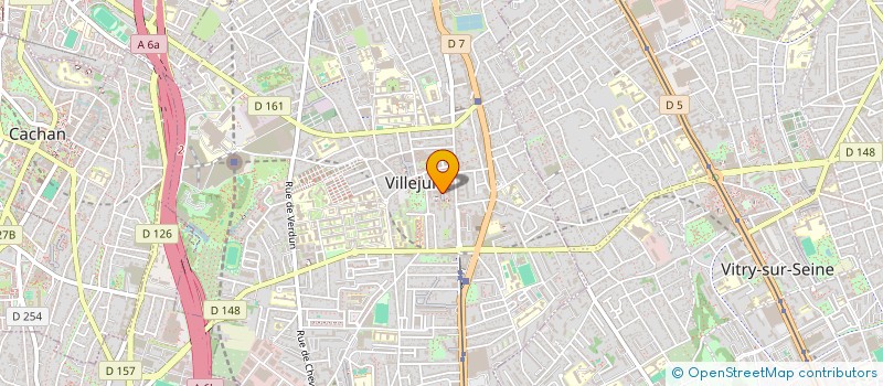 localisation de l'entreprise ISOPEINT à VILLEJUIF