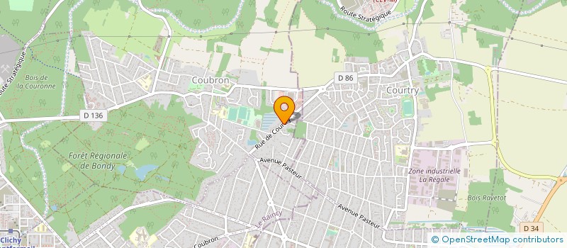 localisation de l'entreprise ISOPHONIQUE  COUBRON