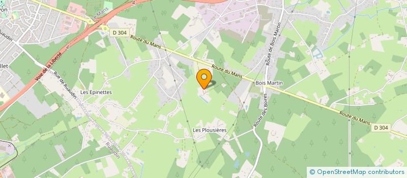 localisation de l'entreprise ISOPLAC à CHANGE
