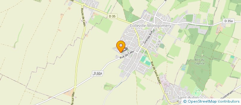 localisation de l'entreprise ISOPLAQUE 14  COLLEVILLE-MONTGOMERY