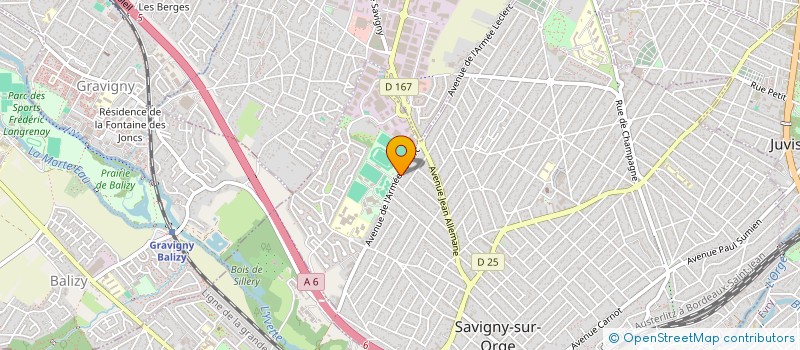 localisation de l'entreprise ISOPLAQUE à SAVIGNY-SUR-ORGE