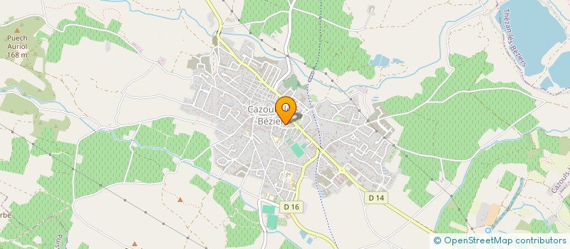 localisation de l'entreprise ISOPLAQUE  CAZOULS-LES-BEZIERS