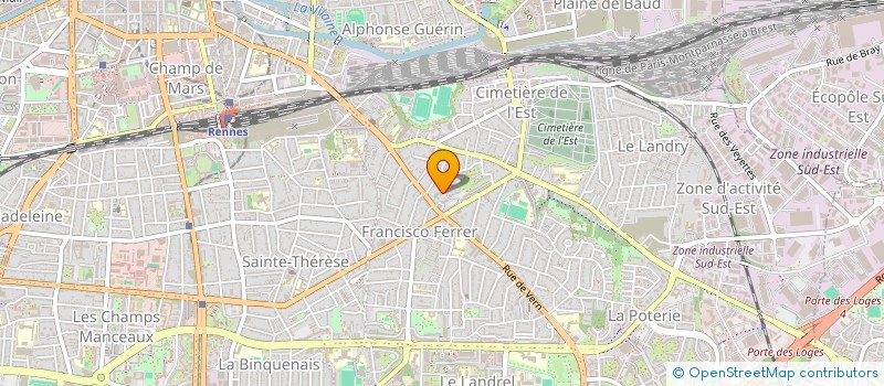 localisation de l'entreprise ISOPLAQUE BRETAGNE  RIVES-DU-COUESNON