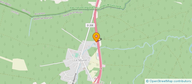 localisation de l'entreprise ISOPLAQUES  SAUGNAC-ET-MURET