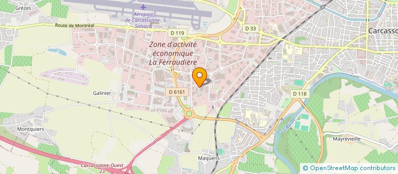 localisation de l'entreprise ISOPLAST 11  CARCASSONNE