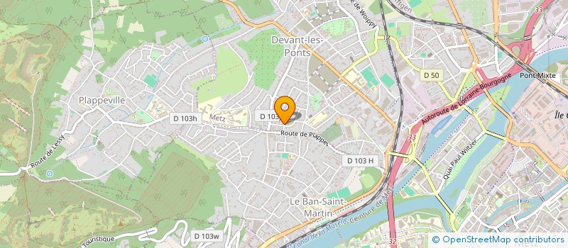 localisation de l'entreprise ISOPLAST à METZ