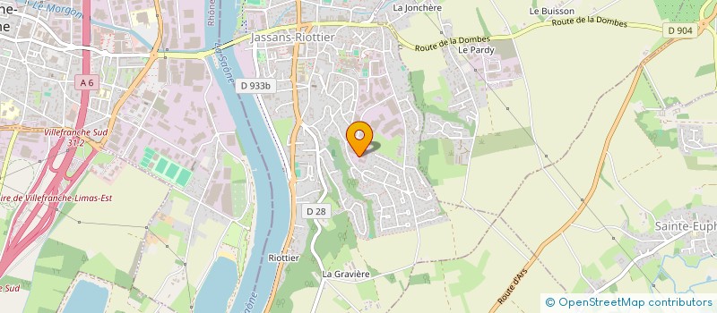 localisation de l'entreprise ISOPOSE à JASSANS-RIOTTIER